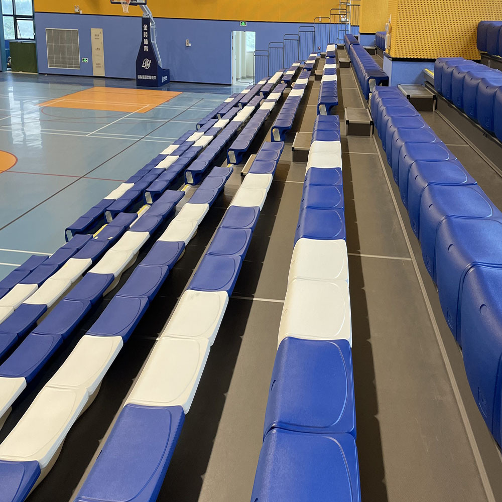 2022 Cheap price Indoor Retractable bleacher seating Used telescopic gym bleachers For Sale