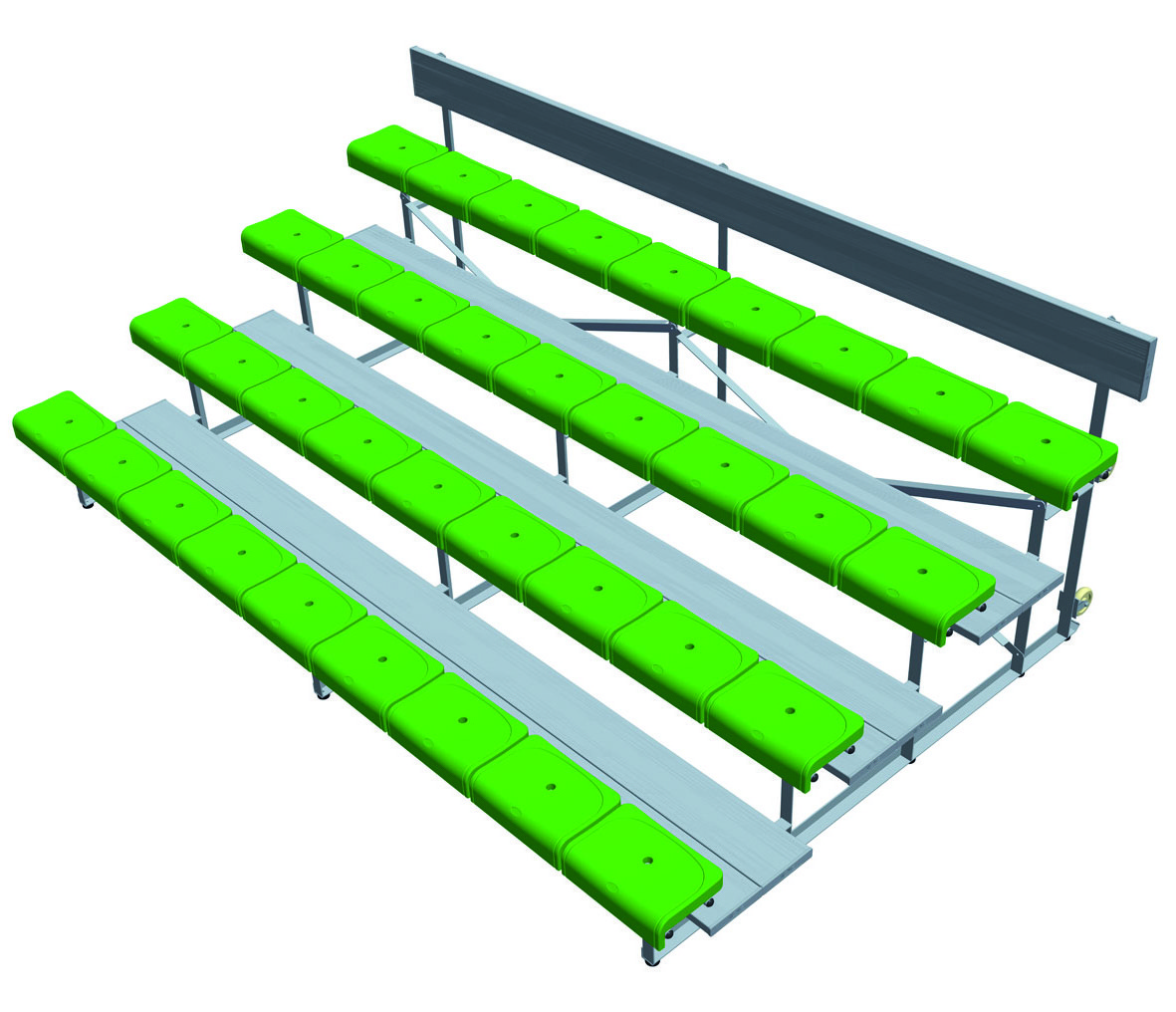 Permanence Metal Structure Bleachers Outdoor Stadium Grandstand Seats for sale