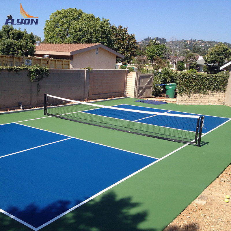 Tennis Court Prefabricated Flooring Professional 44*20ft Full Size Court Flooring Mat Roll Pickleball Flooring