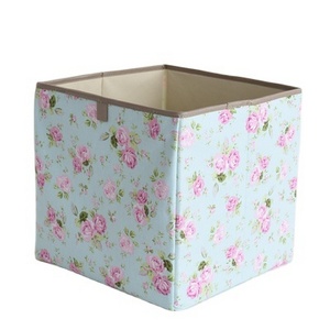 New Cube Folding Storage Box Clothes Storage Bins For Toys Organizers Baskets for Nursery Office Closet Shelf Container