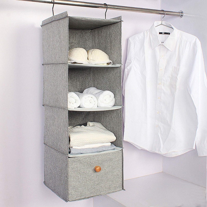 Home Saving Space Closet Organizer Hanging Wardrobe Storage Bag  organizer