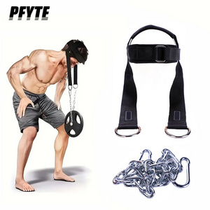 Hot Sales High Quality Vigor Power Gear Weight Lifting Neck Training Head Harness Exercise With Chain Belt