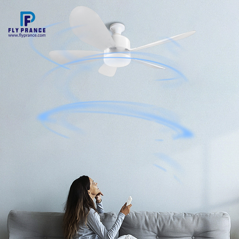 Factory wholesale ceiling fan lights high brightness dimmable adjustable wind speed E27 lamp base LED fan lights bulb