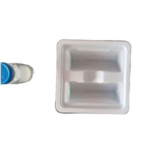 Ready Stock RTS 2ml Blister White Double 2 Vials Hole 2ml 3ml Plastic Tray for HGH bottle