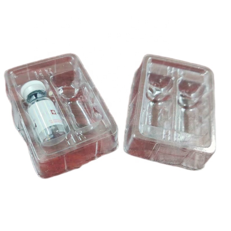 HGH 2ML Box Vial Label Plastic Tray 2 Vial Tray 2ml Blister Tray for Vial Glass