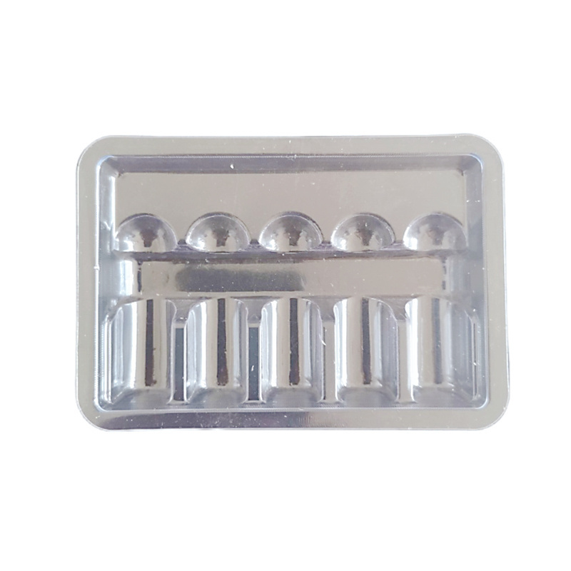 Ready Stock RTS 2ml Blister White Double 2 Vials Hole 2ml 3ml Plastic Tray for HGH bottle