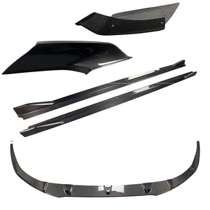 Carbon fiber front lip side skirts rear diffuser spoiler for Z4 carbon fiber  kit