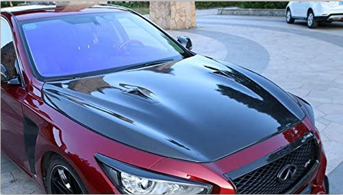 High quality body kit carbon fiber bonnet for  Q50 GTR style hood