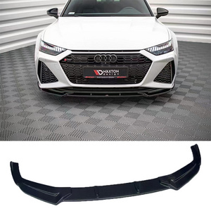 Carbon fiber FRONT SPLITTER V.1 AUDI RS6 C8 MAXTON front lip 2019+