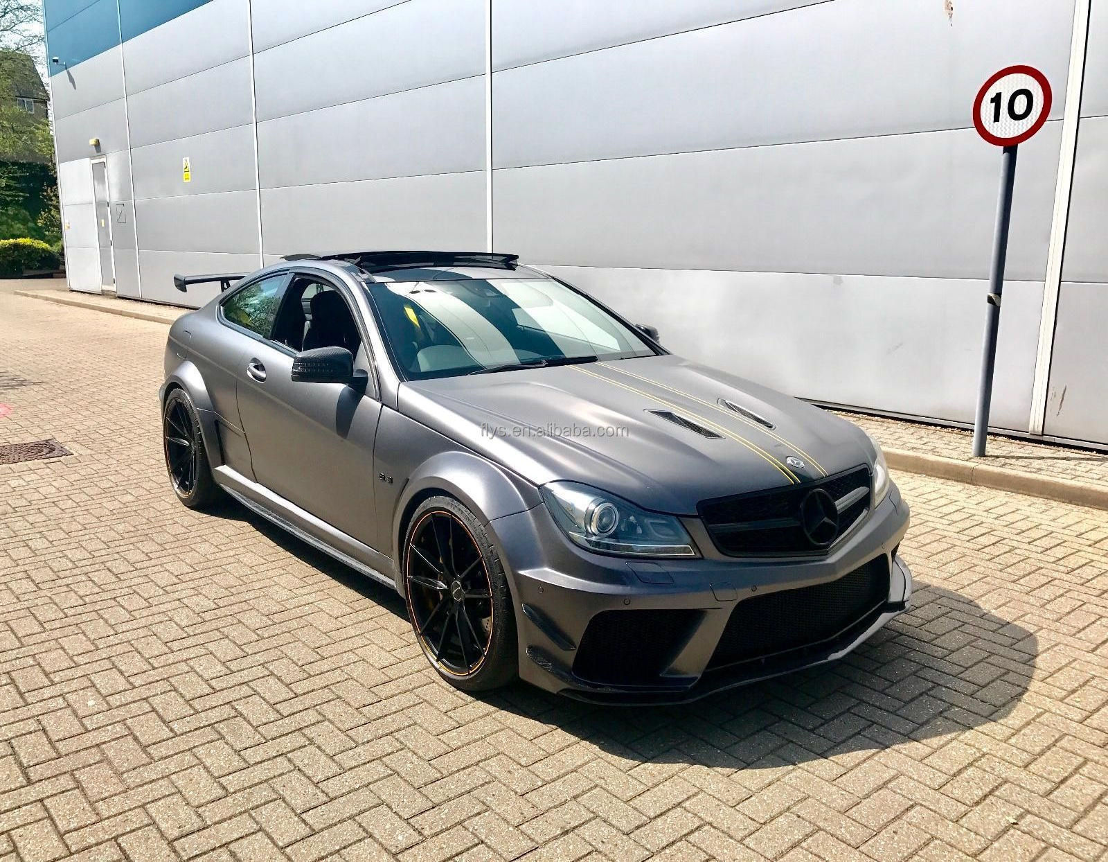 W204 C63 Sedan coupe AMG black series body kit C200 C250 C63 AMG coupe body kit perfect fitment 2011+