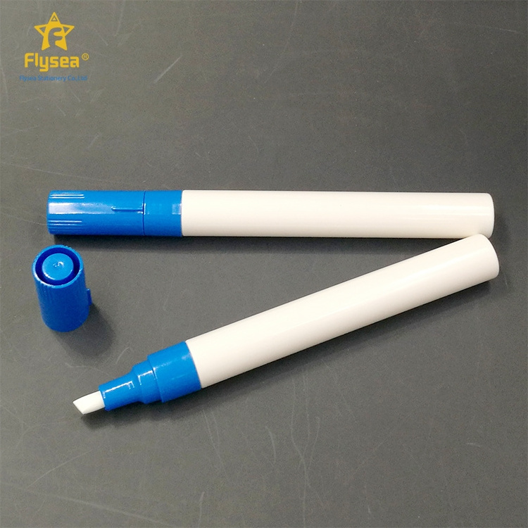 High quality aluminum empty permanent water based refillable ink pen whiteboard marker