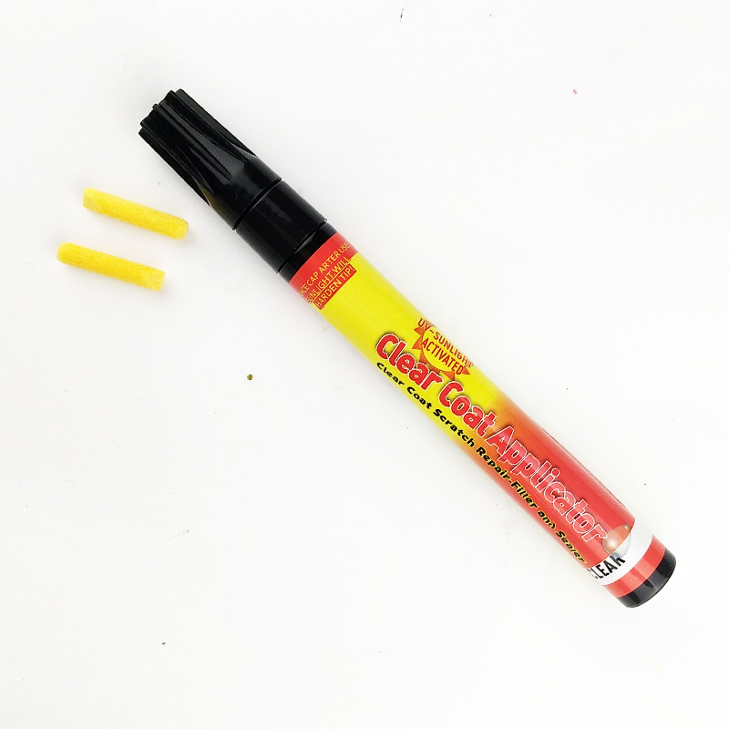 UV-Sunlight Activated Clear Coat Applicator Fix It Pro Clear Car Scratch Repair Remover Pen