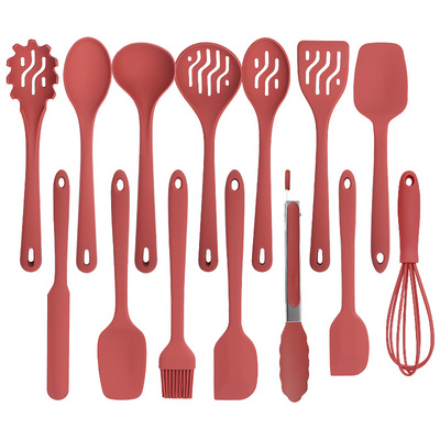 Kitchen Tools Cooking Kitchen Utensil Set Silicone Kitchenware Utensils Set Nylon and Stainless Steel 14 Pcs Utensils