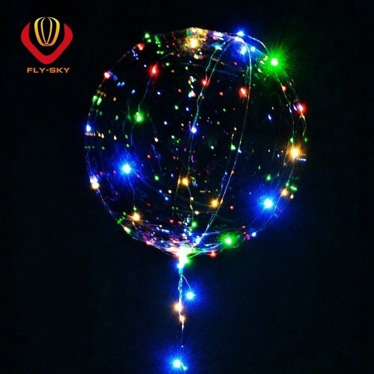 new product ideas festival birthday decoration led bubble balloons 20 inch PVC Transparent Balloon