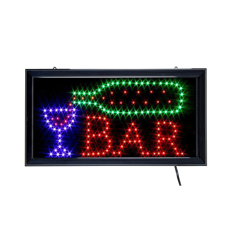 LED OPEN BAR sign electric display advertisement board lights for bar business shop hotel wall decor