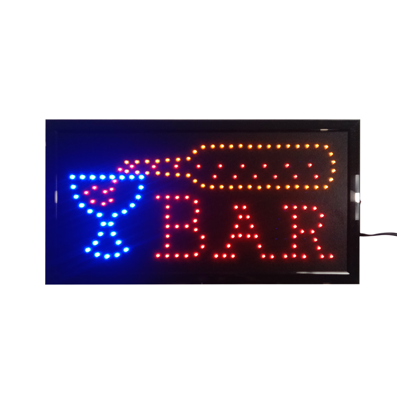 LED OPEN BAR sign electric display advertisement board lights for bar business shop hotel wall decor