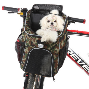 Custom Recycled Scooter Bike With Carrier Bike Pet Bag Carrier Cat Dogs Medium Bicycle Carriers Foldable Pet Backpack