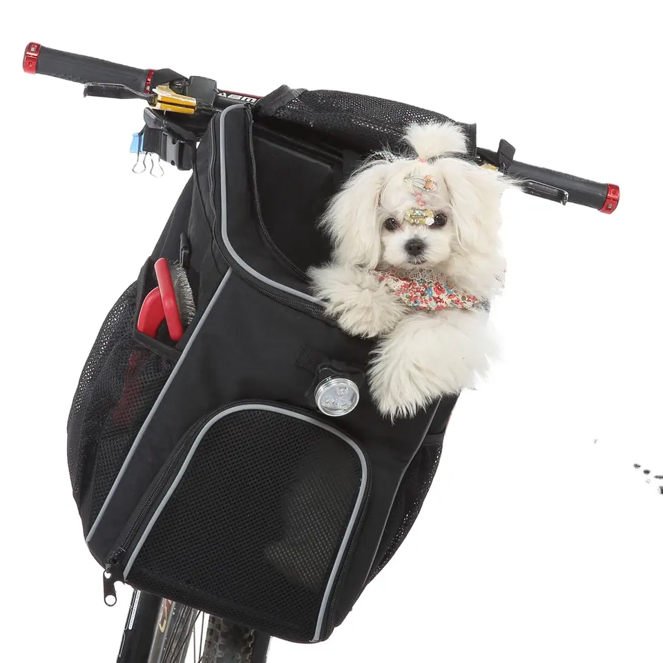 Custom Recycled Scooter Bike With Carrier Bike Pet Bag Carrier Cat Dogs Medium Bicycle Carriers Foldable Pet Backpack