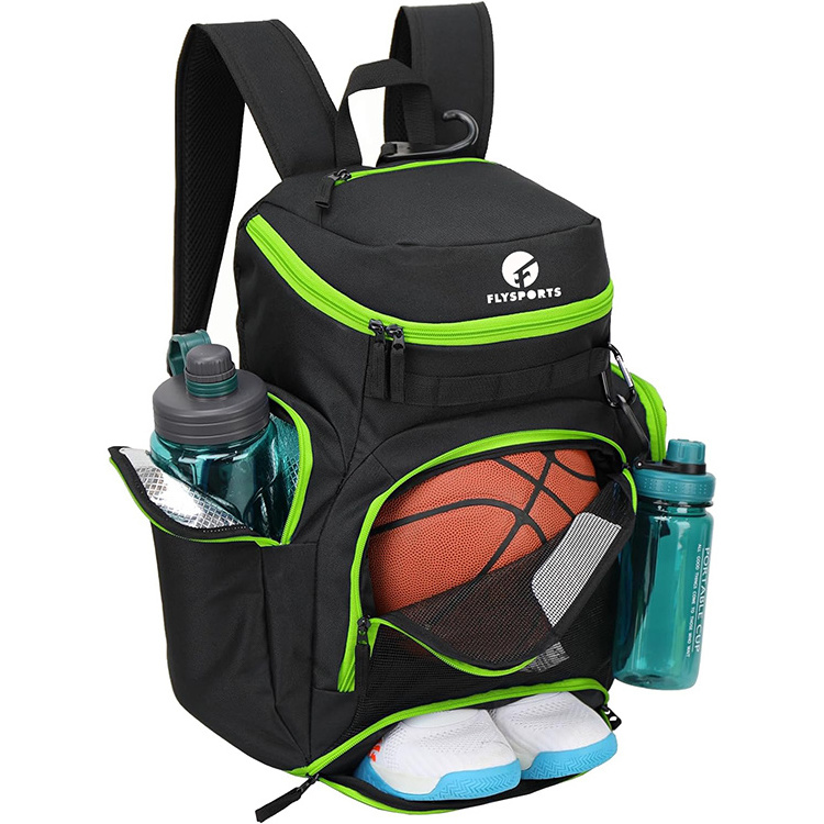 Basketball Backpack Large Sports Gym Bag with Ball Compartment and Shoe Compartment Used in Basketball Soccer