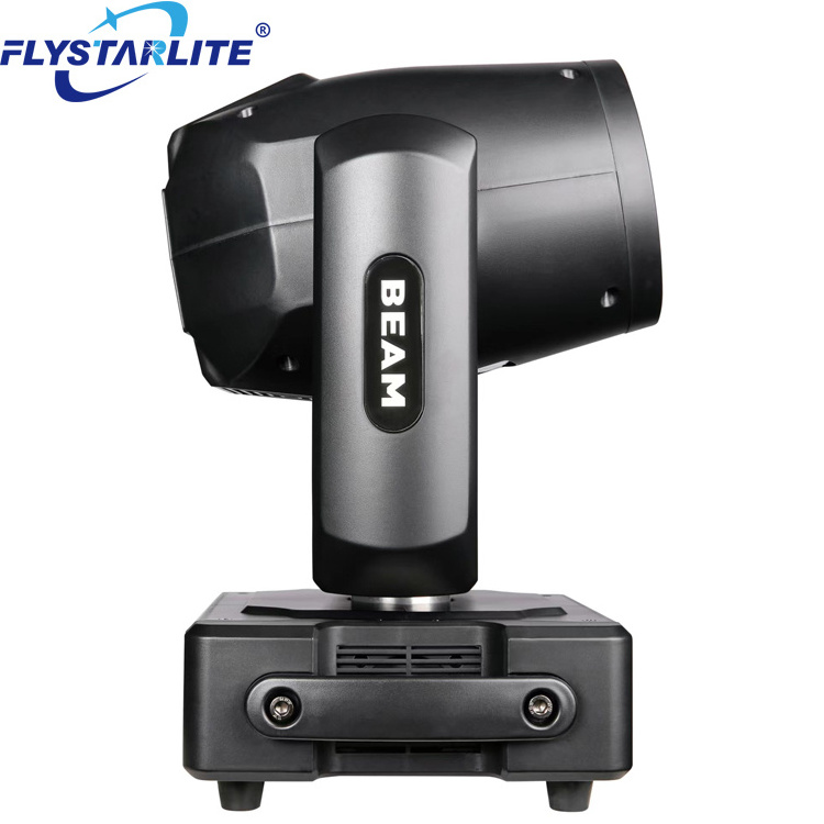 Mini 230W 7R Beam Moving Head Light DJ Disco Stage Lights DMX512 16 Channels 8+16 Prism and Rainbow Effect Mini Beam