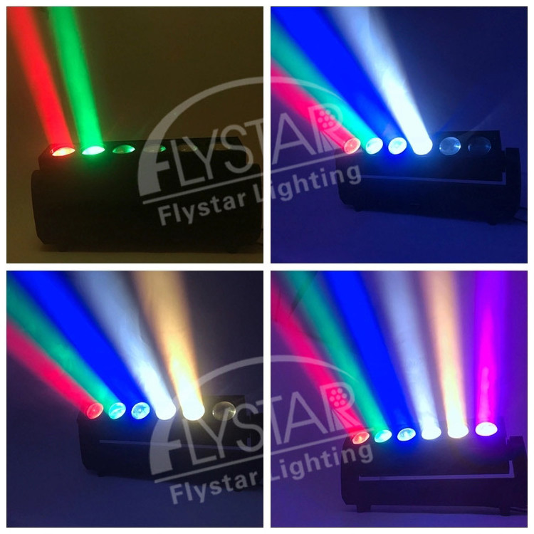 Newest nigh club dj lighting 6*40W led RGBW 4in1 pixel beam bar zoom wash moving head