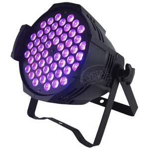 China stage light dmx control 54pcs 3w  uv led par lights