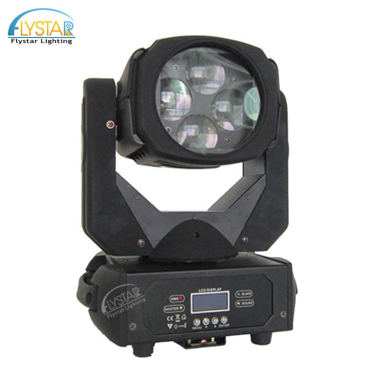 High brightness super beam 4x25w rgbw led moving head light for stage club party