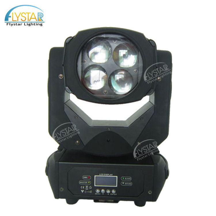 High brightness super beam 4x25w rgbw led moving head light for stage club party