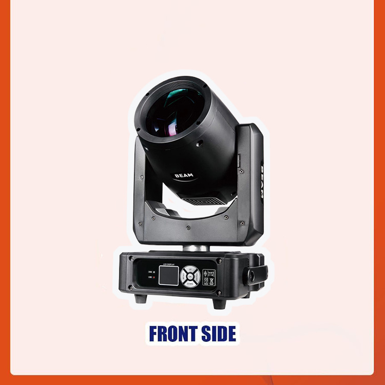 Mini 230W 7R Beam Moving Head Light DJ Disco Stage Lights DMX512 16 Channels 8+16 Prism and Rainbow Effect Mini Beam