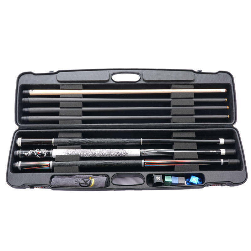 fashion 1/2 Pool Cue Case Hard Box Billiard Accessories Billiards