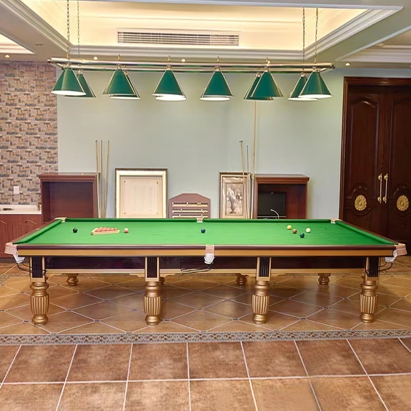 International standard size snooker table 12 ft superior quality billiard table slate snooker table