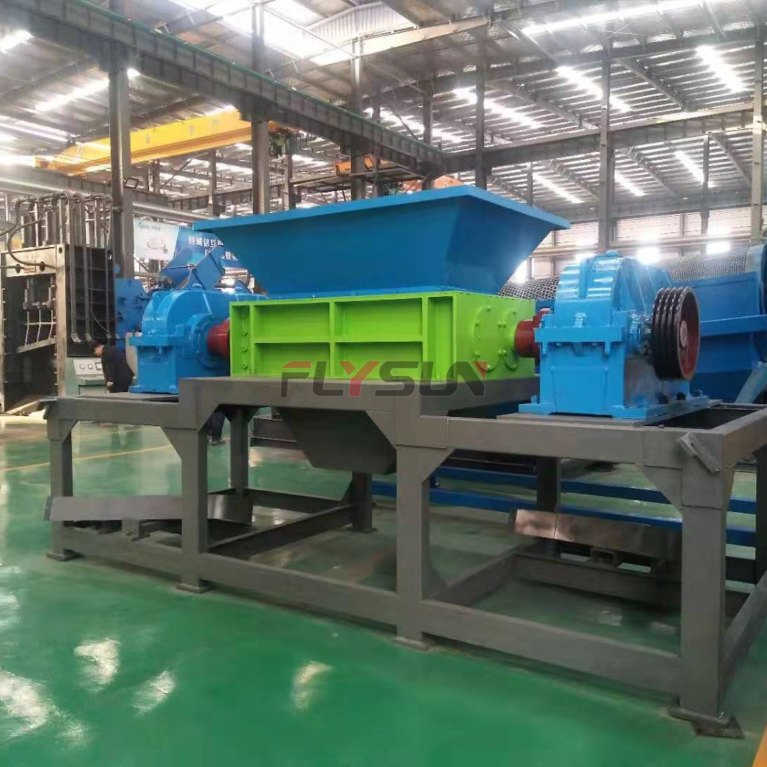 High Effective Waste Shredder Treatment Machine Organic Waste Metal Scrap Crusher Machine Shredder