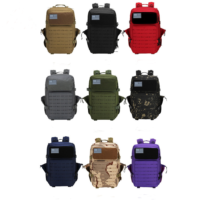 Tactical Molle Laser-Cut Backpack Outdoor Travel Camping Adventure Mochila Tactico 3 Day Assault Backpack