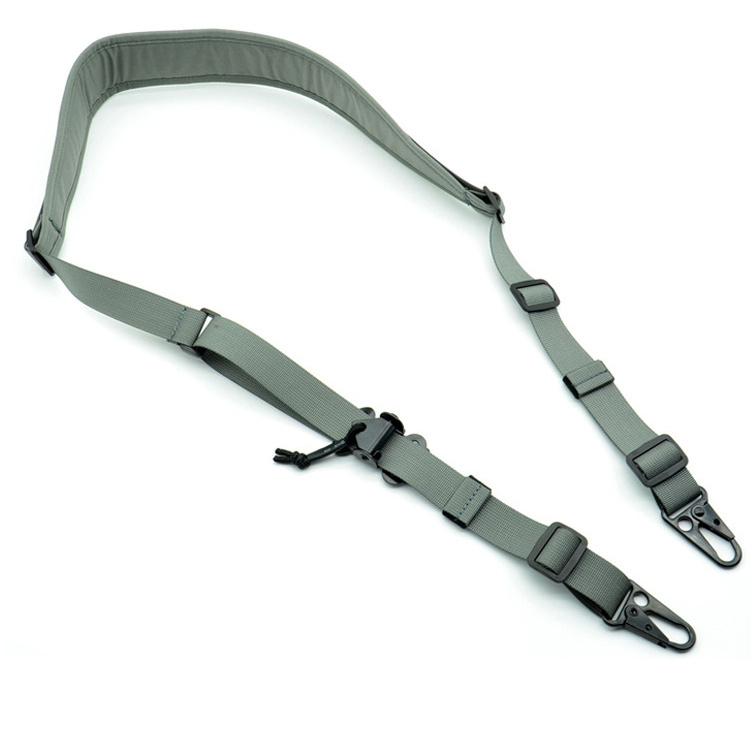 Tactical  Sling Quick Adjust with HK Hook, Shoulder Pad Sling Ar Sling for Hunting and Outdoor Keychain