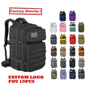 Wholesale Custom Gym Hiking Back Pack Backpacks Rucksack Hunting Mochilas Taticas 45L Molle Tactical Backpack Bags For Men