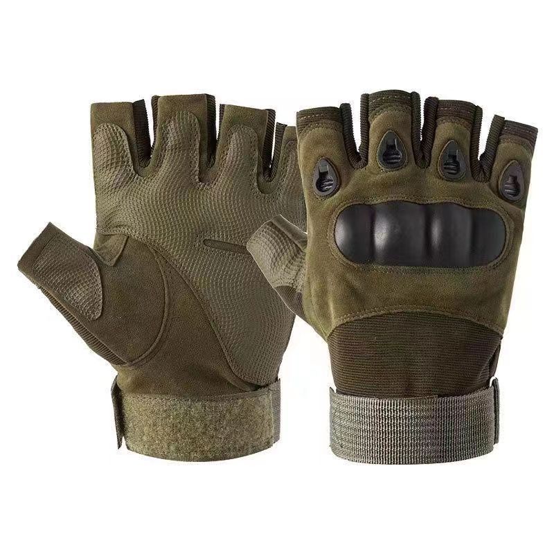 High Quality Unisex Half Finger Sports Tactical Gloves Outdoor Cycling Protection Non-slip Gloves