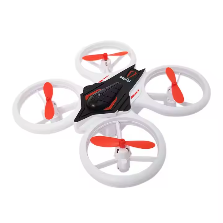 Flytec 2.4G Height Hold Quadcopter Drone With Breathing Lights Show Obstacle Avoidance Flying UFO Drone Mini Drone For Kids