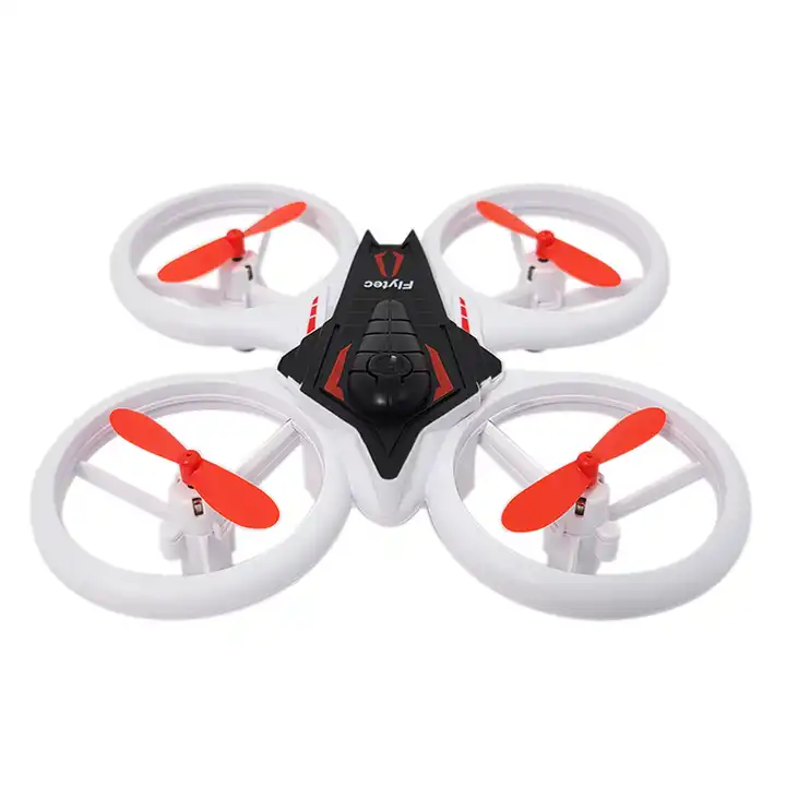 Flytec 2.4G Height Hold Quadcopter Drone With Breathing Lights Show Obstacle Avoidance Flying UFO Drone Mini Drone For Kids