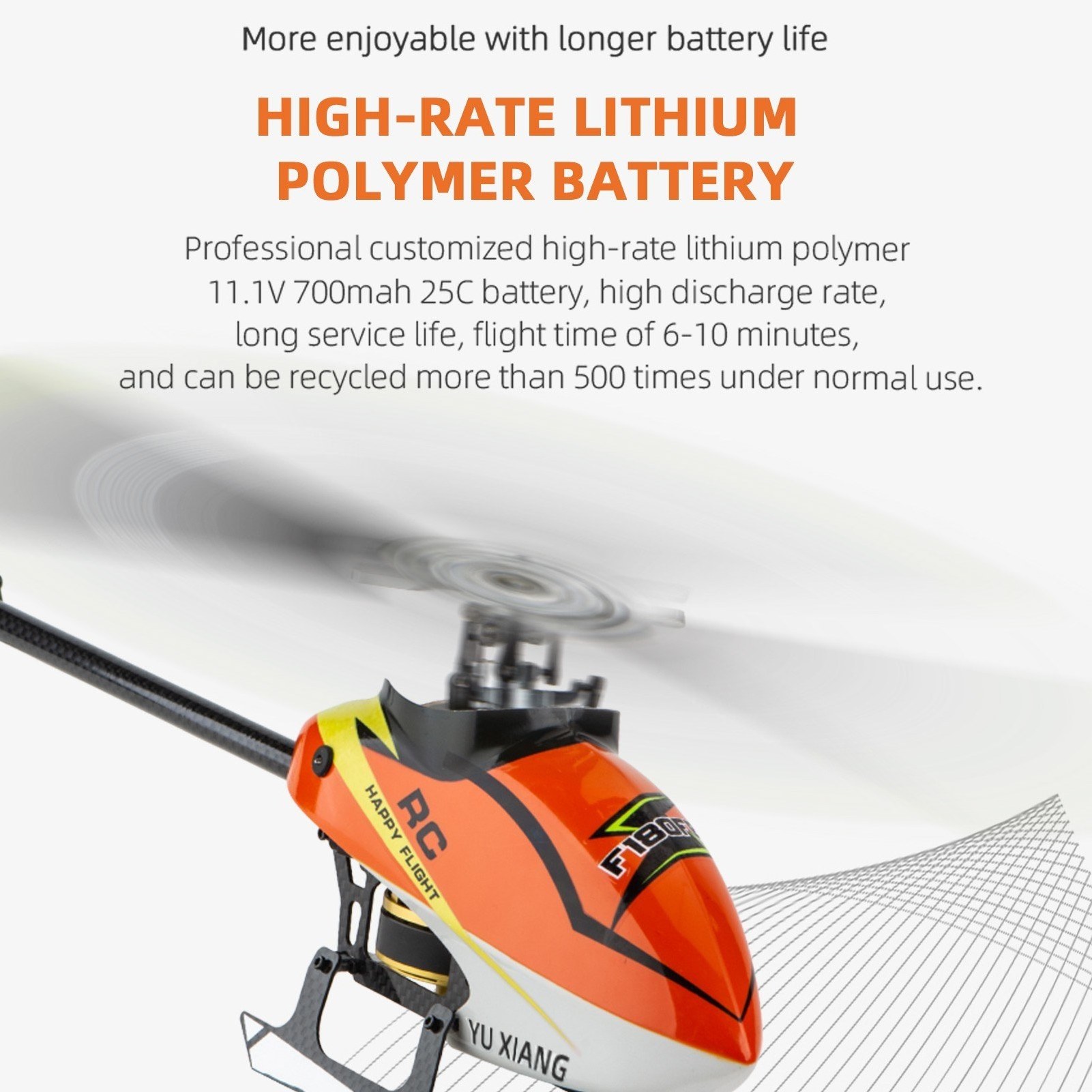 Flytec H05NL 2.4GHz 6CH Flybarless 3D/6G Stunt Helicopter RTF Dual Brushless Motor RC Helicopter