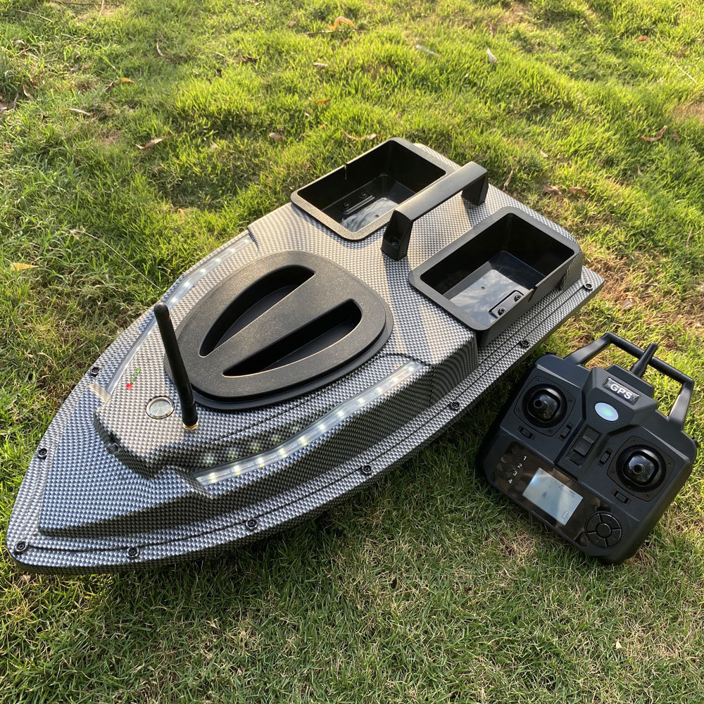 Flytec New Arrival V900 GPS 500m Long Distance  Fishing Bait Boat 40 Fixed Points Baiting And Carp Tackle Nesting Boat