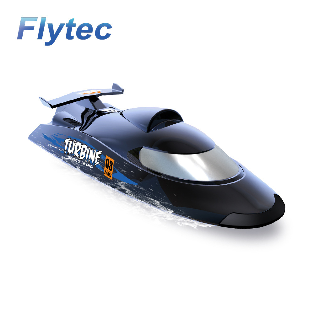 Flytec Flash V009 2.4G Mini Jet Boat 150M Long Distance High Speed Boat Waterproof RC Racing Boats Low Battery Warning