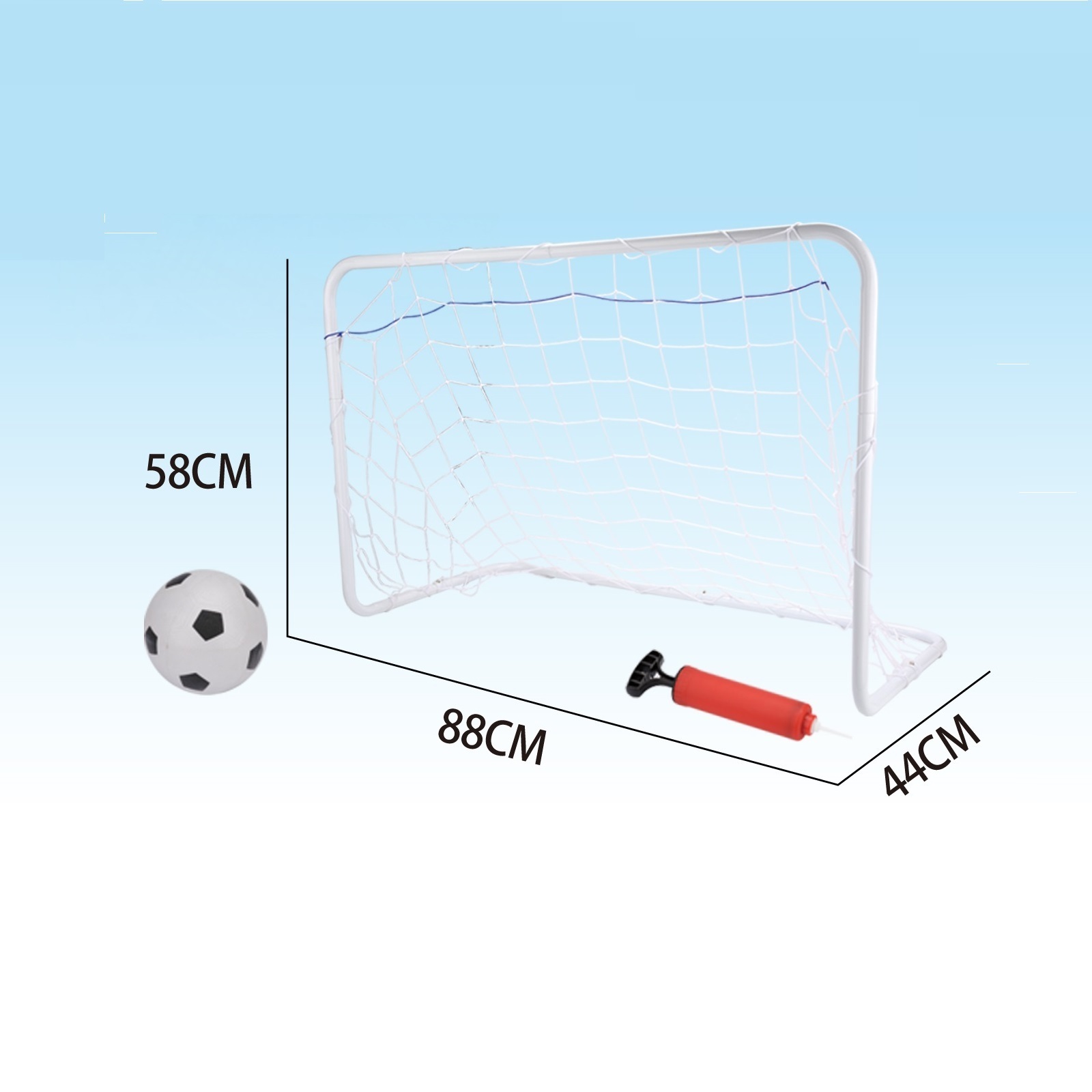 Little Footballer Kids Outdoor Football Goal Nets Soccer Game Kits Play Set Mini Boys Toy With Ball