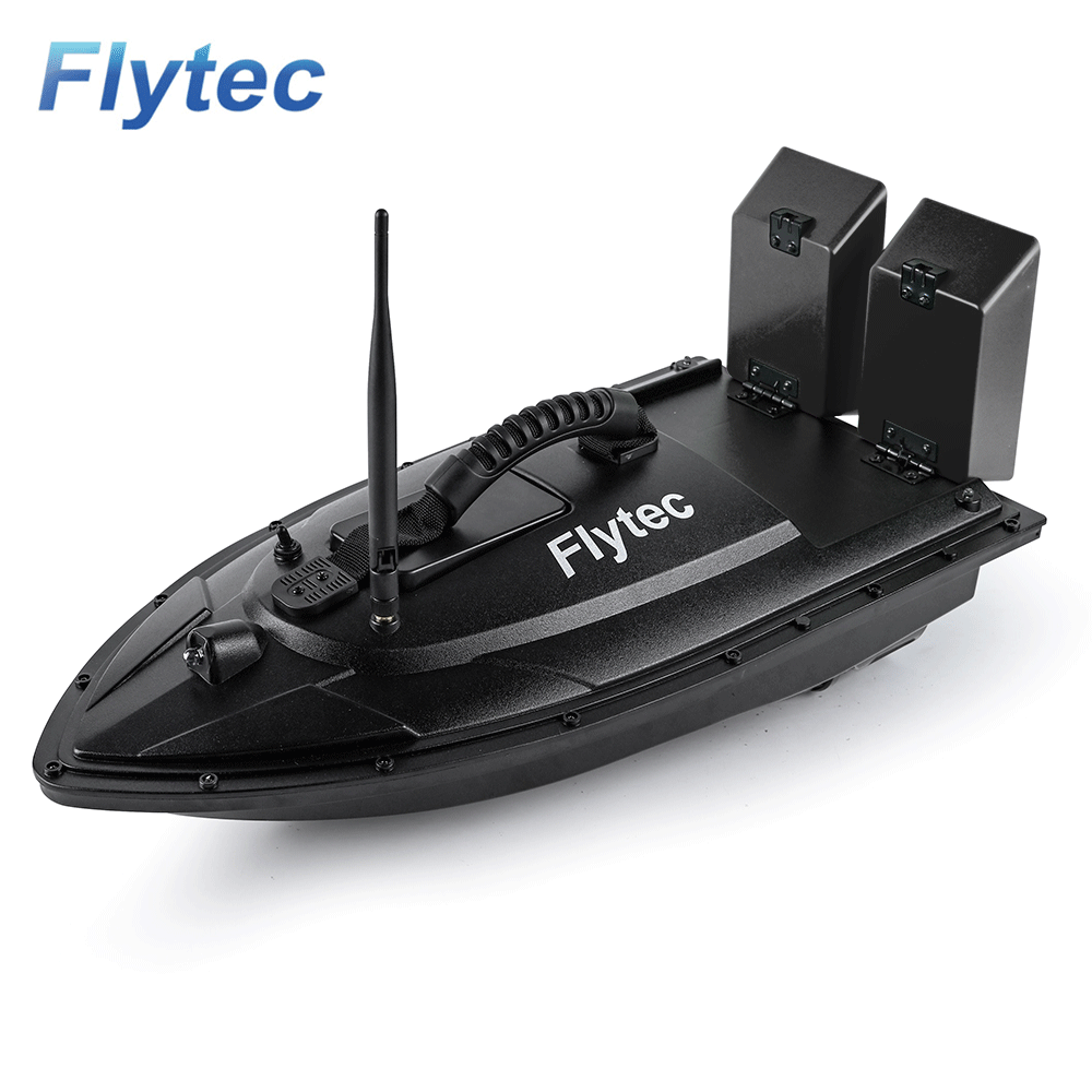 Flytec 2011-5 Bait Boat Upgraded Version Sending Fishing Line Throw Bait 2 In 1 RC Bait Boat For Carp Fishing And Entertainment