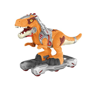 Electric Scooter Car  Dinosaur Spray Ride On Car DIY Dinosaur Walker Light Music Story Educational Toddler for Kids Toys