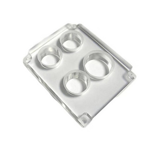 manufactures milling transparent part pmma acrylic cnc machining service