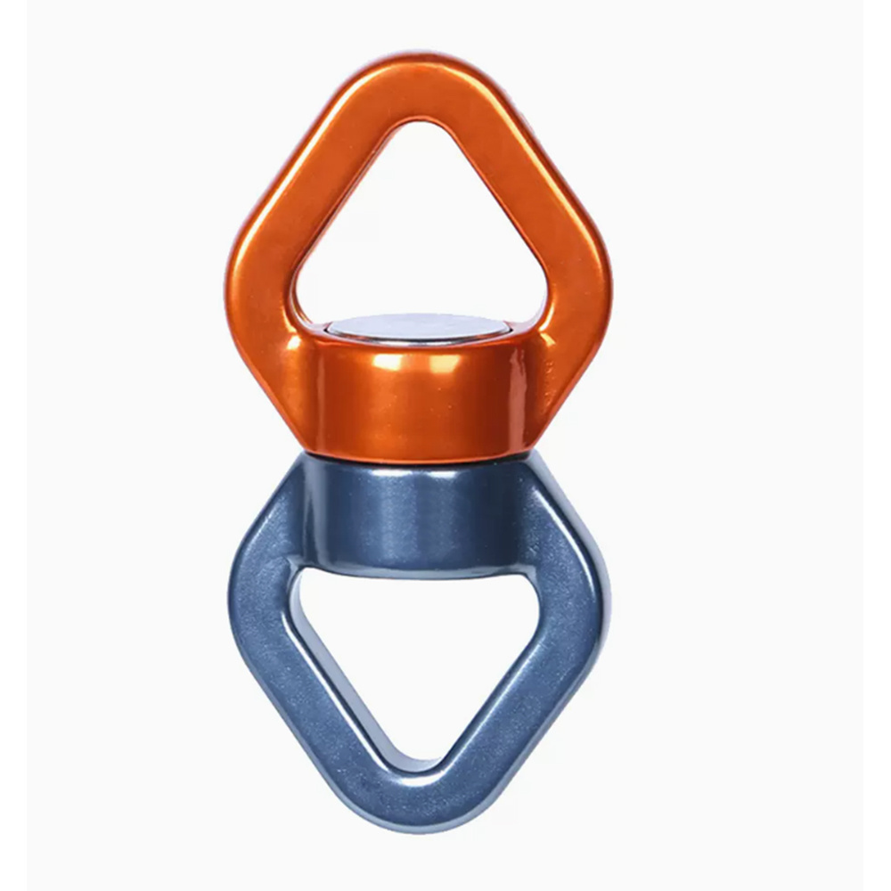 30KN Aviation Aluminum Alloy 360 degree Swivel Swing Device Safety Carabiner For Yoga/Hammock