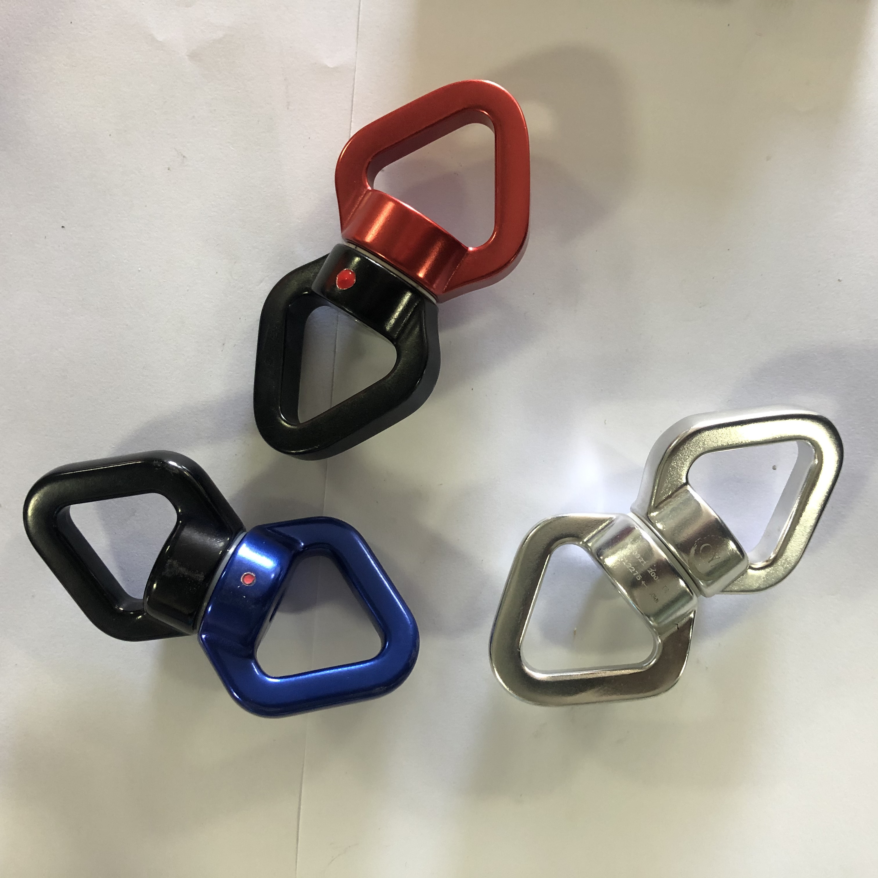 30kn set aluminum swivel swing rotational friction Outdoor sports climbing aluminum connector yoga swing swivel