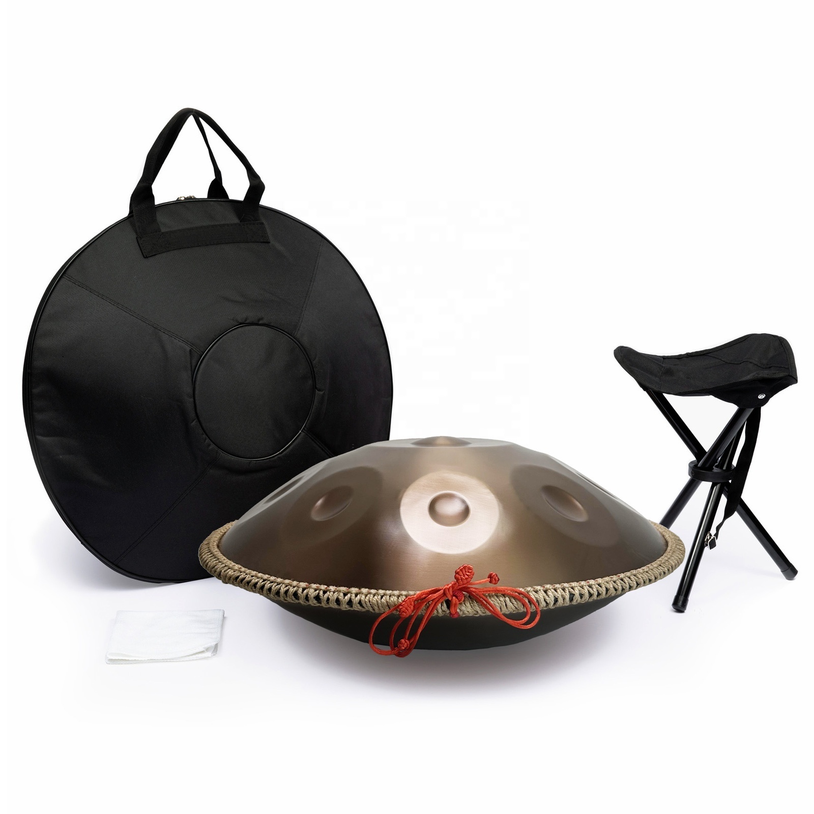 22inch steel Handpan Drum 14 / 12 notes / 10 notes /9 notes handpan instrument for beginner With hand pan Case and stand