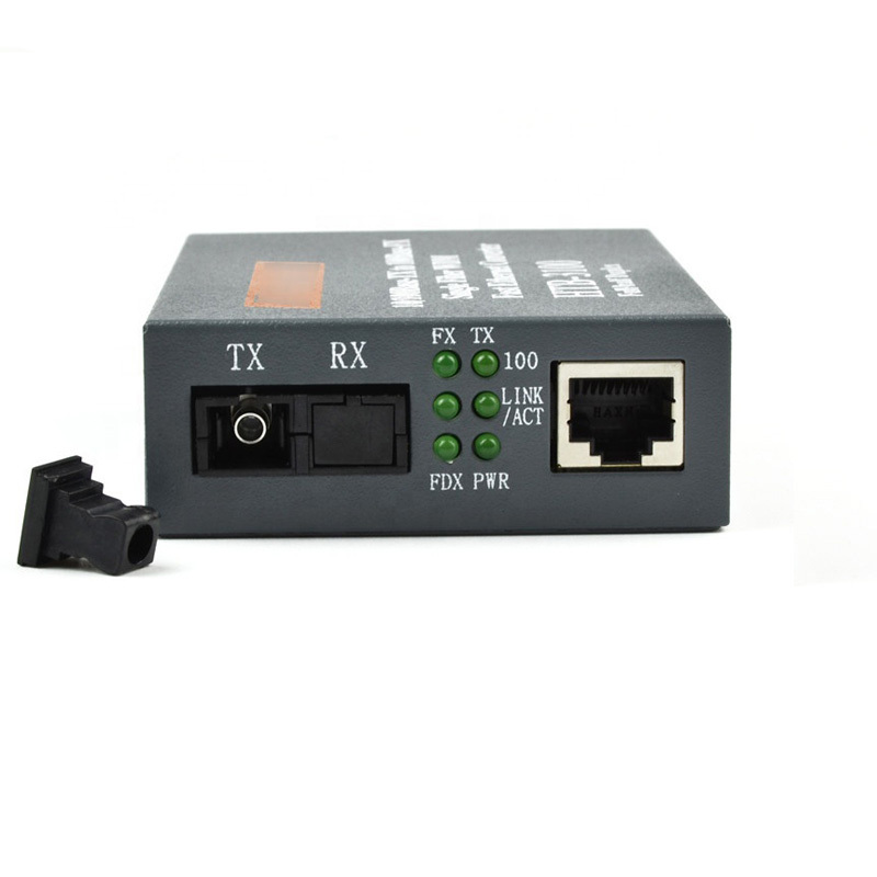 10 100Base-Tx to 100Base -RX single mode simplex fiber WDM Fast Ethernet HTB-3100 fiber media converter 25km