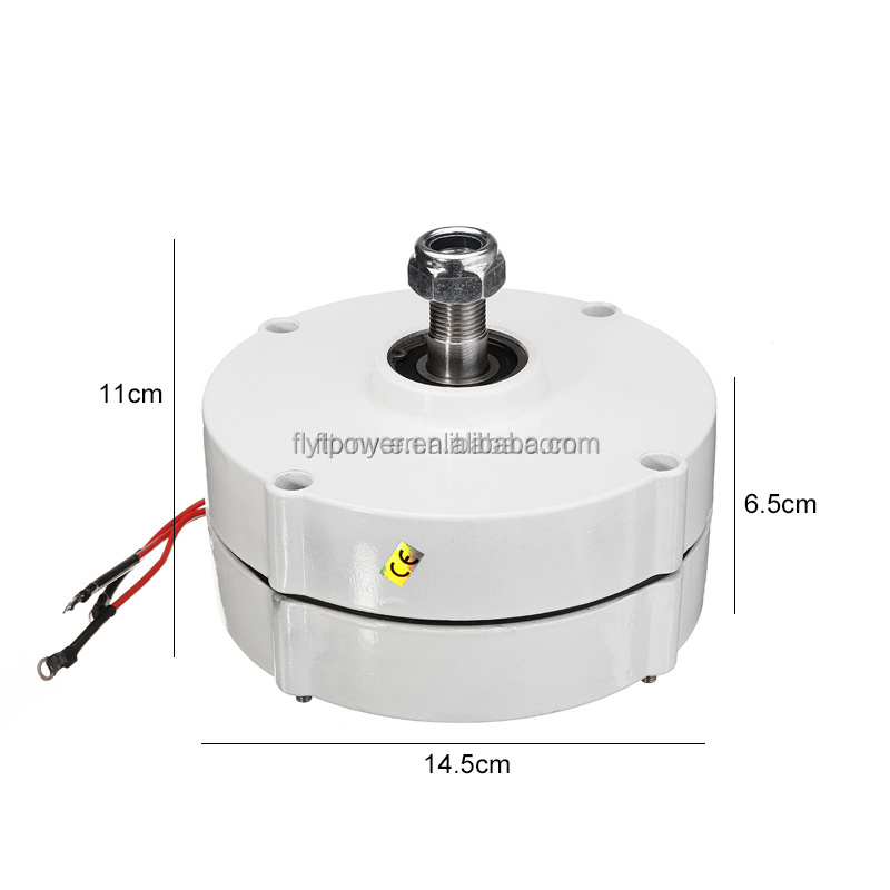 Home Use Wind Turbines/Permanent Magnet Generator Motor Ac Alternators Low Rpm 24V 48V 600W 1 Kw Permanent Magnet Generator